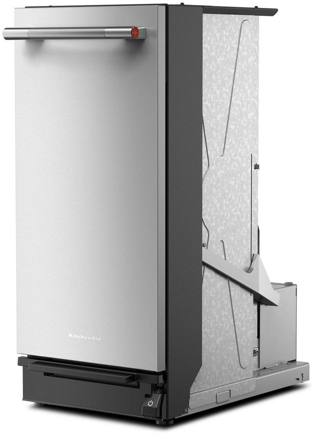 KitchenAid® 15" Stainless Steel Built-In Trash Compactor with Built-In Odor Management System-2