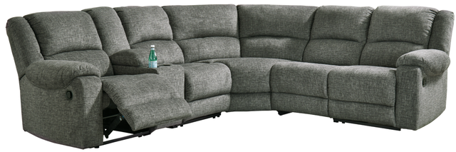 Signature Design by Ashley® Goalie 6-Piece Pewter Reclining Sectional-0