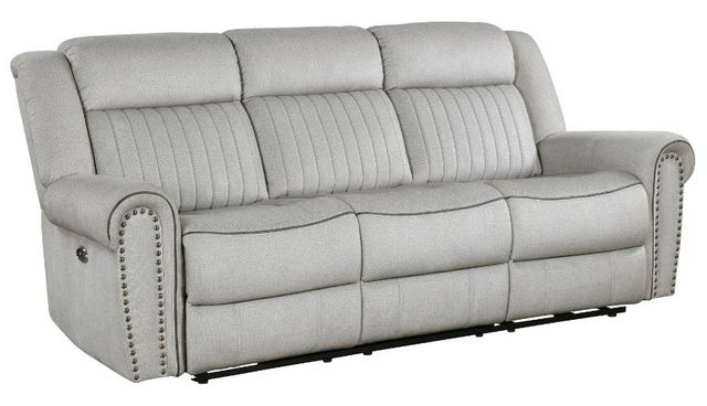 Homelegance® Brennen Mist Double Power Reclining Sofa-0