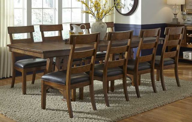 A-America® Ozark Black/Mango Dining Side Chair-1
