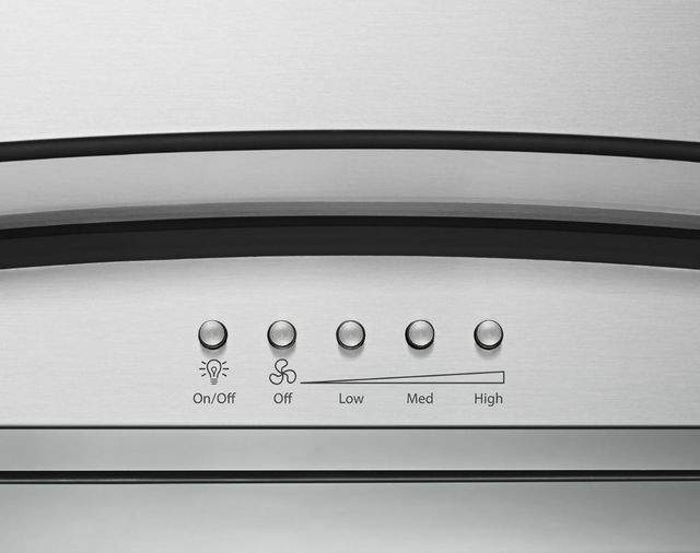 Maytag® 36" Stainless Steel Modern Glass Island Mount Range Hood-1