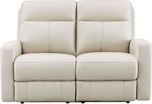 Aurora Furniture Muskoka Vanilla Power Reclining Loveseat-0