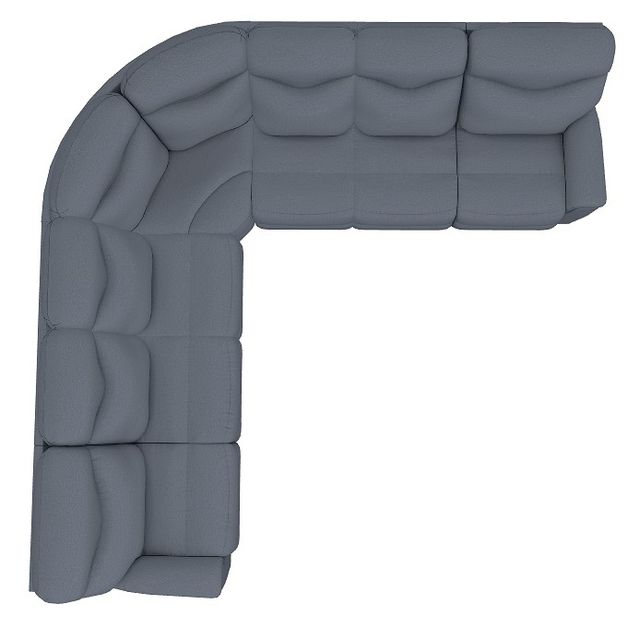 La-Z-Boy® James 5-Piece Midnight Manual Reclining Sectional-3