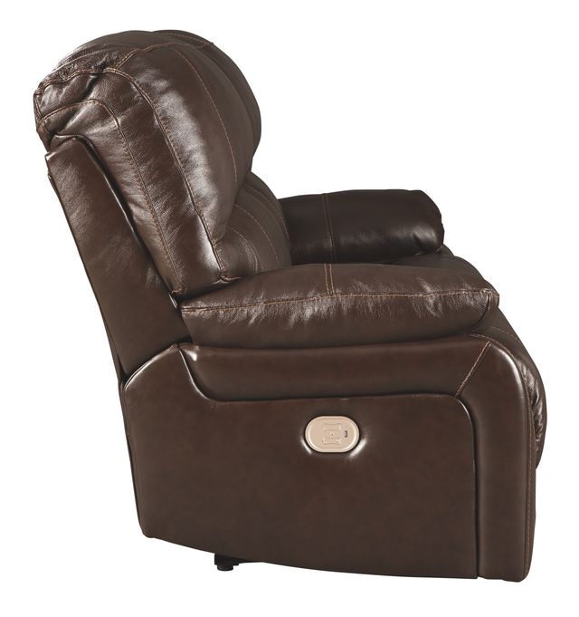 Signature Design by Ashley® Hallstrung Chocolate Reclining Power Sofa-3