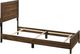 Crown Mark Millie Brown Cherry Twin Panel Bed-2