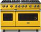 Viking® 5 Series 48" Daffodil Pro Style Gas (NG) Range with Polished Chrome Trim-3