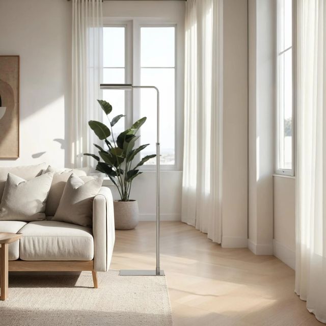 Renwil® Karima Brushed Nickel Floor Lamp-1