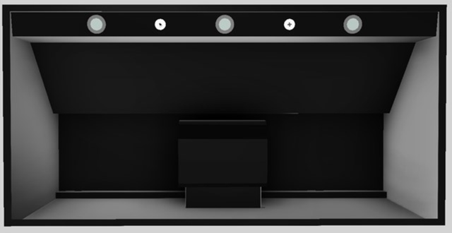Vent-A-Hood® 48" Black Wall Mounted Range Hood-2