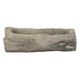 A & B Home Nickel Log Planter with Mushroom-3