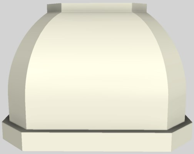 Vent-A-Hood® Designer Series 42" Biscuit Wall Mounted Range Hood-0