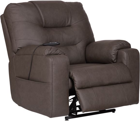 Signature Design by Ashley® Miltmore Gunmetal Power Lift Recliner-1