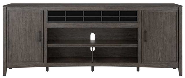 Signature Design by Ashley® Montillan Grayish Brown 84" TV Stand-1