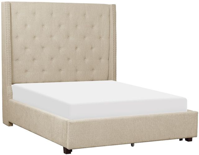 Homelegance® Fairborn Beige Full Platform Bed-0