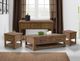 International Furniture Direct Walnut Reddish Brown 50" Cocktail Table-1