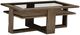 Michael Amini® Del Mar Sound Glass Top Cocktail Table with Boardwalk Base-0
