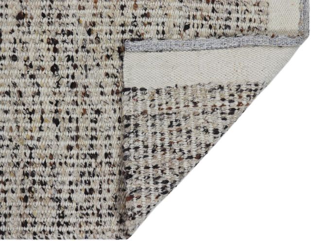 KAS Rugs Darcy Ivory Espresso 5'x8' Area Rug-3