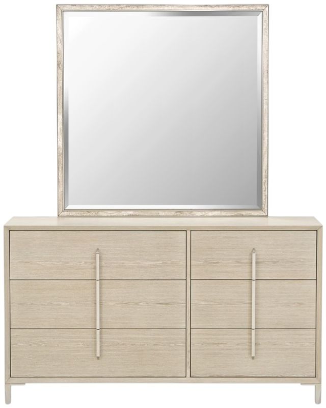 Michael Amini® Lotus Bay Sand Small Dresser with Mirror-0