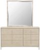 Michael Amini® Lotus Bay Sand Small Dresser with Mirror-0