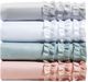 Olliix by Intelligent Design White Twin Ruffled Sheet Set-1