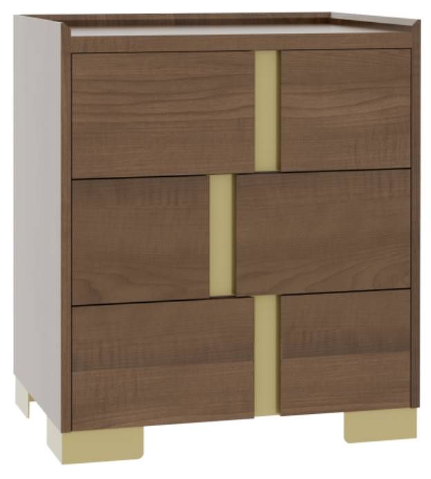 Country View Woodworking Verrado 28" Metal Legs Bedside Chest-0