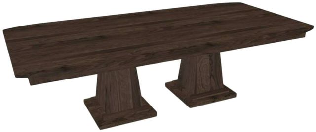 Mavin Customizable 48" x 96" Boat Dining Table-0