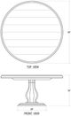 Bramble Customizable French 60'' Dining Table-1