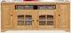 American Heartland Manufacturing Oak 66" Entertainment Console-0
