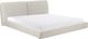 Moe's Home Collection Zeppelin Heather Light Grey King Bed-4