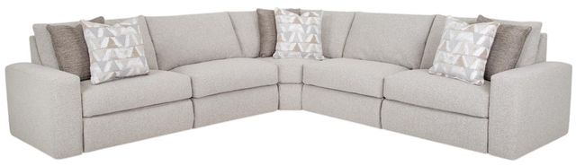 Franklin™ Toronto 5-Piece Meade Linen L-Shape Power Reclining Sectional-0