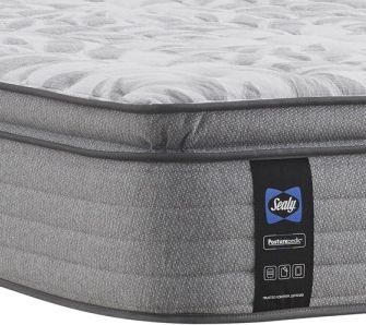 Sealy® Posturepedic® Silver Pine Innerspring Soft Euro Pillow Top Queen Mattress-1