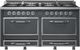 Viking® Tuscany 66" Cast Black Pro Style Dual Fuel Range-0