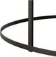 Elements International Frederick Natural Coffee Table with Black Base-4