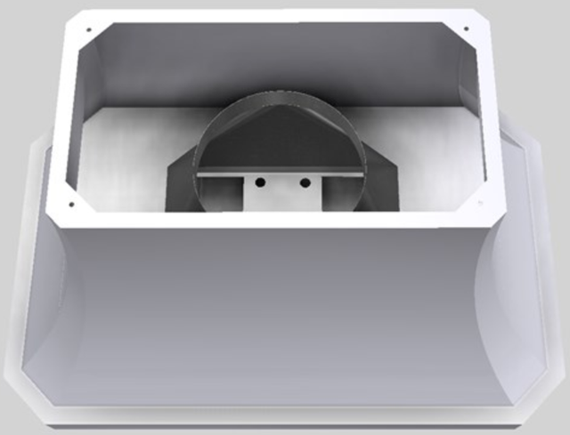Vent-A-Hood® Designer Series 48" White Island Range Hood-3
