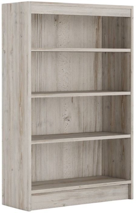 Perdue Woodworks Big Chester Frosted Pine 4-Shelves Bookcase-0