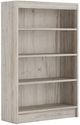 Perdue Woodworks Big Chester Frosted Pine 4-Shelves Bookcase-0