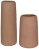 Uttermost® Ridge 2-Piece Light Brown Vase Set-0