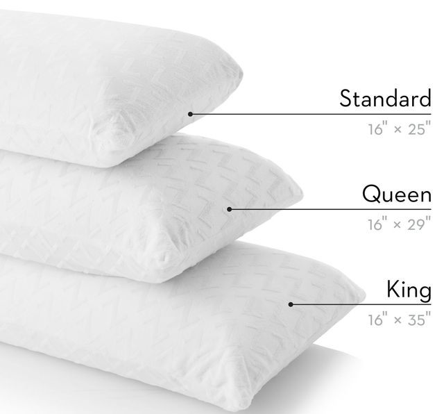 Malouf® Z® Gel Dough® High Loft Queen Pillow-4