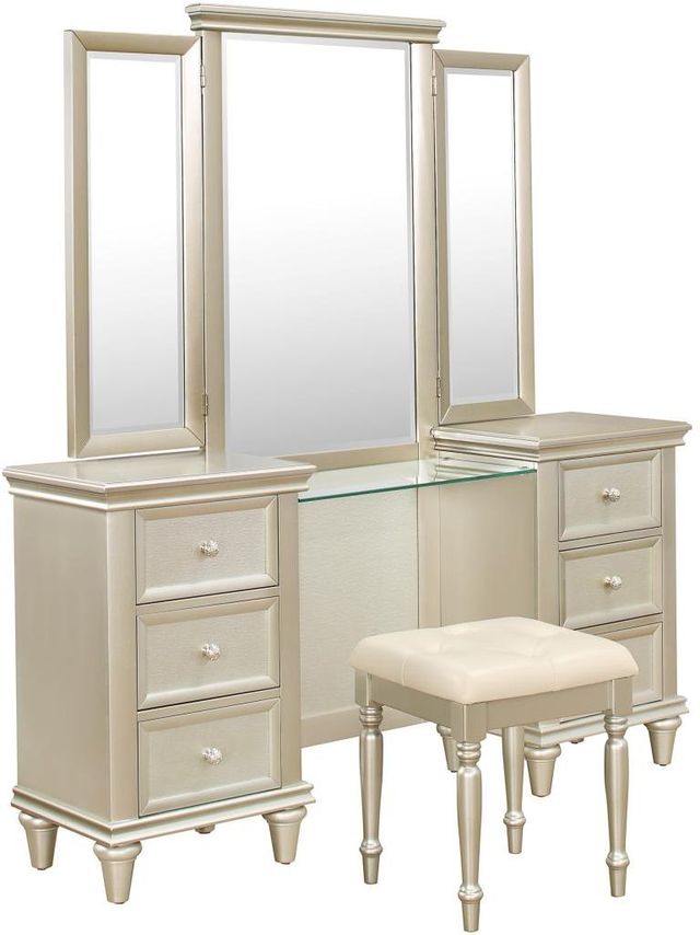 Mazin Furniture Celandine Vanity Stool-1
