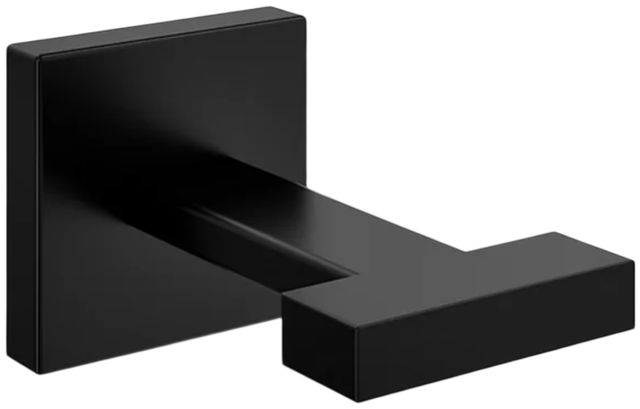 KOHLER® Square Matte Black Robe Hook-0