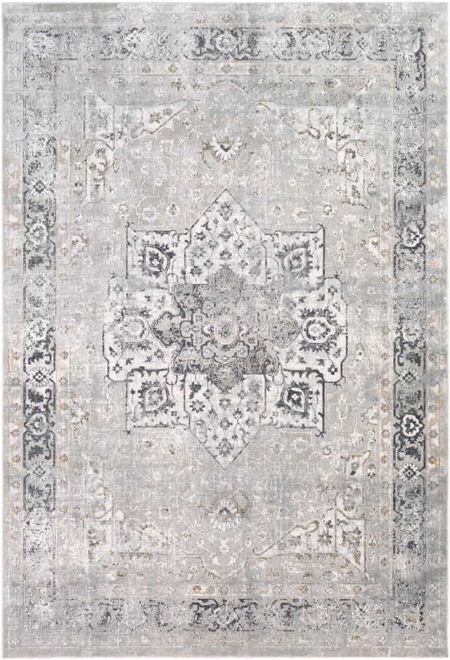 Surya Milano Light Gray 5'x7' Area Rug-0