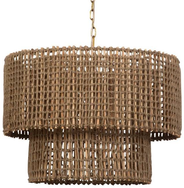 Uttermost® Biswas Antique Brass Light Pendant-0