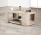 Furniture of America® Conisbrough Oak Oval Coffee Table-1
