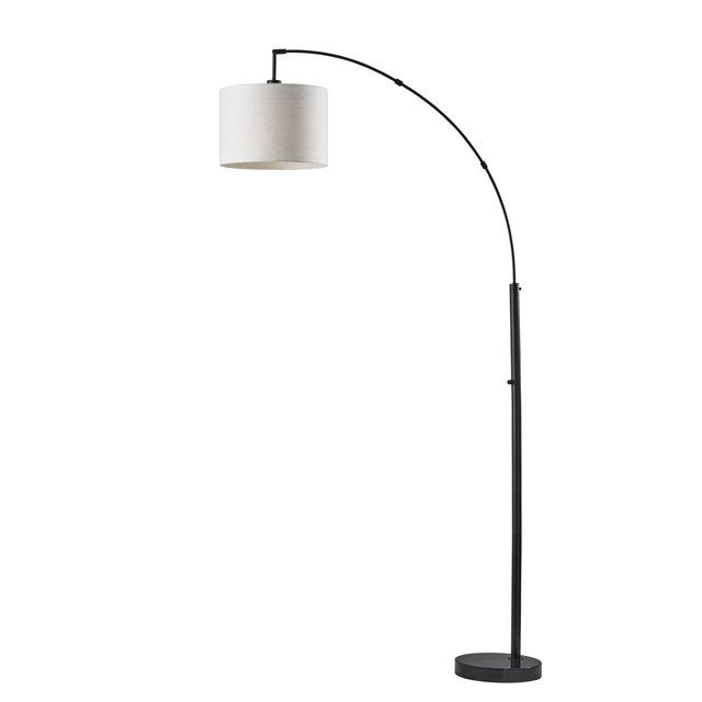 Adesso® Bowery Black Arc Lamp-0