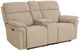 Bassett® Furniture Club Level Andre Oatmeal Power Reclining Loveseat with Console-0