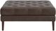 Bassett® Furniture Customizable Danbury Large Leather Ottoman-1