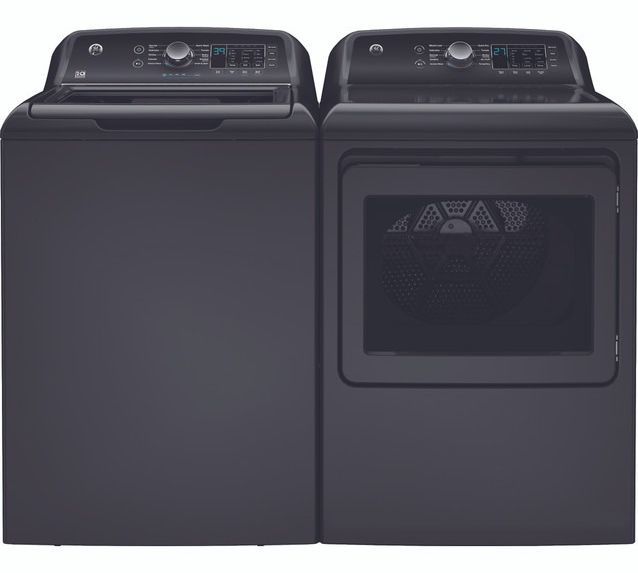 GE® 7.4 Cu. Ft. Diamond Gray Gas Dryer-2