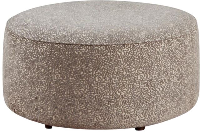 Fusion Furniture Carys Doe Cannon Cobblestone Cocktail Ottoman-0
