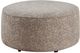 Fusion Furniture Carys Doe Cannon Cobblestone Cocktail Ottoman-0