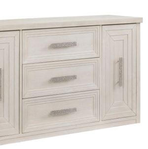 Elements International Avalanche Antique White Server Elements International Avalanche Antique White Server