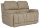 La-Z-Boy® Greyson Ice Leather Manual Reclining Loveseat-0